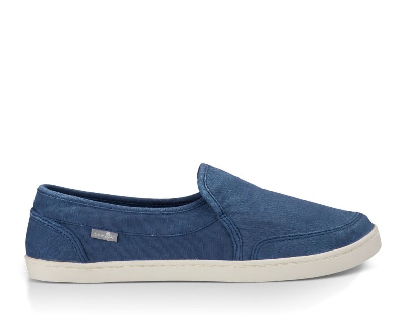 Sanuk Pair O Dice - Sanuk Slip-on Sneakers Womens Navy - Philippines FIQSMJ276